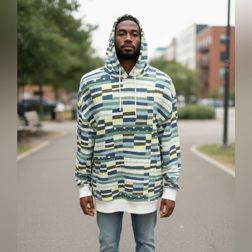 Target x Gee’s Bend Black History Month Unisex oversized hoodie, size Small